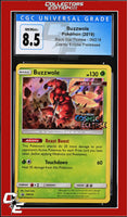 SM Black Star Promo Buzzwole SM218 Cosmic Eclipse Prerelease CGC 8.5
