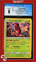 SM Black Star Promo Buzzwole SM218 Cosmic Eclipse Prerelease CGC 8
