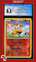 Fates Collide Braixen 12/124 Reverse Holo Pokemon League CGC 8.5
