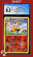 Fates Collide Braixen 12/124 Reverse Holo Pokemon League CGC 8.5
