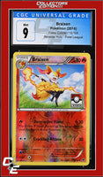 Fates Collide Braixen 12/124 Reverse Holo Pokemon League CGC 9
