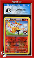 Fates Collide Braixen 12/124 Reverse Holo Pokemon League CGC 8.5
