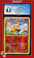 Fates Collide Braixen 12/124 Reverse Holo Pokemon League CGC 8.5
