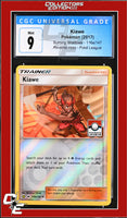 Burning Shadows Kiawe 116a/147 Alternate Art Pokemon League CGC 9
