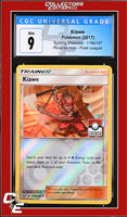 Burning Shadows Kiawe 116a/147 Alternate Art Pokemon League CGC 9
