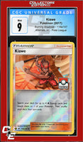 Burning Shadows Kiawe 116a/147 Alternate Art Pokemon League CGC 9
