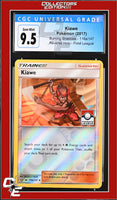 Burning Shadows Kiawe 116a/147 Alternate Art Pokemon League CGC GEM MINT 10
