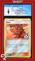 Burning Shadows Kiawe 116a/147 Alternate Art Pokemon League CGC 9
