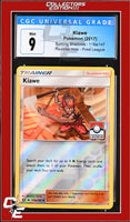 Burning Shadows Kiawe 116a/147 Alternate Art Pokemon League CGC 9

