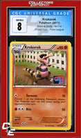 Black & White Krokorok 64/114 Pokemon League CGC 8
