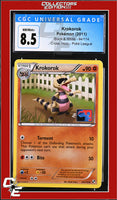Black & White Krokorok 64/114 Pokemon League CGC 8.5
