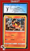 SM Black Star Promo Litten SM08 Sun & Moon 3 Pack Blister CGC 7
