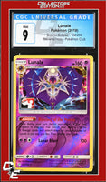 Cosmic Eclipse Lunala 102/236 Reverse Holo Pokemon Club CGC 9
