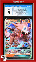 SM Black Star Promo Lycanroc GX SM14 Lycanroc GX Box CGC 9
