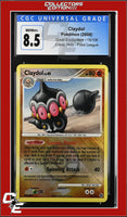 Great Encounters Claydol 15/106 Crosshatch Holo Pokemon League CGC 8.5
