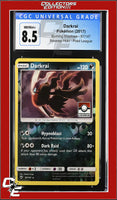Burning Shadows Darkrai 87/147 Reverse Holo Pokemon League CGC 8.5
