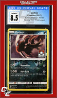 Burning Shadows Darkrai 87/147 Reverse Holo Pokemon League CGC 8.5

