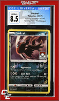 Burning Shadows Darkrai 87/147 Reverse Holo Pokemon League CGC 8.5
