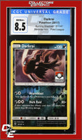 Burning Shadows Darkrai 87/147 Reverse Holo Pokemon League CGC 8.5
