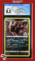 Burning Shadows Darkrai 87/147 Reverse Holo Pokemon League CGC 8.5
