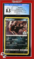 Burning Shadows Darkrai 87/147 Reverse Holo Pokemon League CGC 8.5
