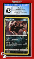 Burning Shadows Darkrai 87/147 Reverse Holo Pokemon League CGC 8.5
