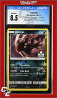 Burning Shadows Darkrai 87/147 Reverse Holo Pokemon League CGC 8.5
