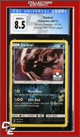 Burning Shadows Darkrai 87/147 Reverse Holo Pokemon League CGC 8.5

