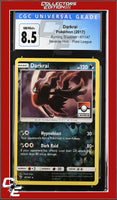 Burning Shadows Darkrai 87/147 Reverse Holo Pokemon League CGC 8.5
