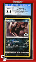 Burning Shadows Darkrai 87/147 Reverse Holo Pokemon League CGC 8.5
