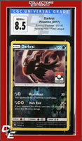 Burning Shadows Darkrai 87/147 Reverse Holo Pokemon League CGC 8.5
