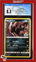 Burning Shadows Darkrai 87/147 Reverse Holo Pokemon League CGC 8.5
