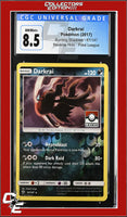 Burning Shadows Darkrai 87/147 Reverse Holo Pokemon League CGC 8.5
