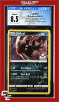 Burning Shadows Darkrai 87/147 Reverse Holo Pokemon League CGC 8.5
