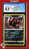 Burning Shadows Darkrai 87/147 Reverse Holo Pokemon League CGC 8.5
