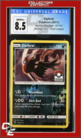 Burning Shadows Darkrai 87/147 Reverse Holo Pokemon League CGC 8.5
