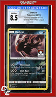 Burning Shadows Darkrai 87/147 Reverse Holo Pokemon League CGC 8.5
