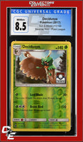 Sun & Moon Decidueye 11/149 Reverse Holo Pokemon League CGC 8.5

