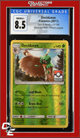 Sun & Moon Decidueye 11/149 Reverse Holo Pokemon League CGC 8.5
