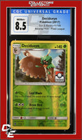 Sun & Moon Decidueye 11/149 Reverse Holo Pokemon League CGC 8.5
