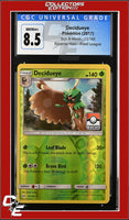 Sun & Moon Decidueye 11/149 Reverse Holo Pokemon League CGC 8.5
