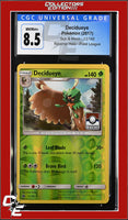 Sun & Moon Decidueye 11/149 Reverse Holo Pokemon League CGC 8.5
