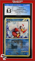 HeartGold & SoulSilver Delibird 39/123 Crosshatch Holo Pokemon League CGC 8.5
