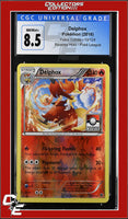 Fates Collide Delphox 13/124 Reverse Holo Pokemon League CGC 8.5
