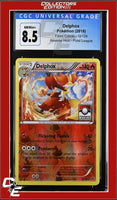Fates Collide Delphox 13/124 Reverse Holo Pokemon League CGC 8.5
