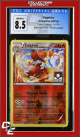 Fates Collide Delphox 13/124 Reverse Holo Pokemon League CGC 8.5
