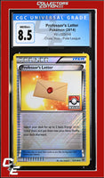 XY Professor's Letter 123/146 Crosshatch Holo Pokemon League CGC 8.5
