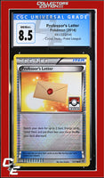 XY Professor's Letter 123/146 Crosshatch Holo Pokemon League CGC 8.5
