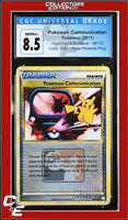 HGSS Pokemon Communication 98/123 Crosshatch Holo Player Rewards Prog. CGC 8.5
