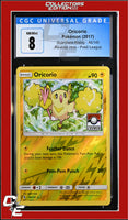 Guardians Rising Oricorio 46/145 Reverse Holo Pokemon League CGC 8
